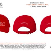 A red hat with the words " 2 0 minutes ".