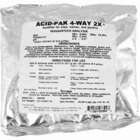 2 Packages of Acid Pak 4 way 2X