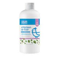 A bottle of chicken elixir is shown.
